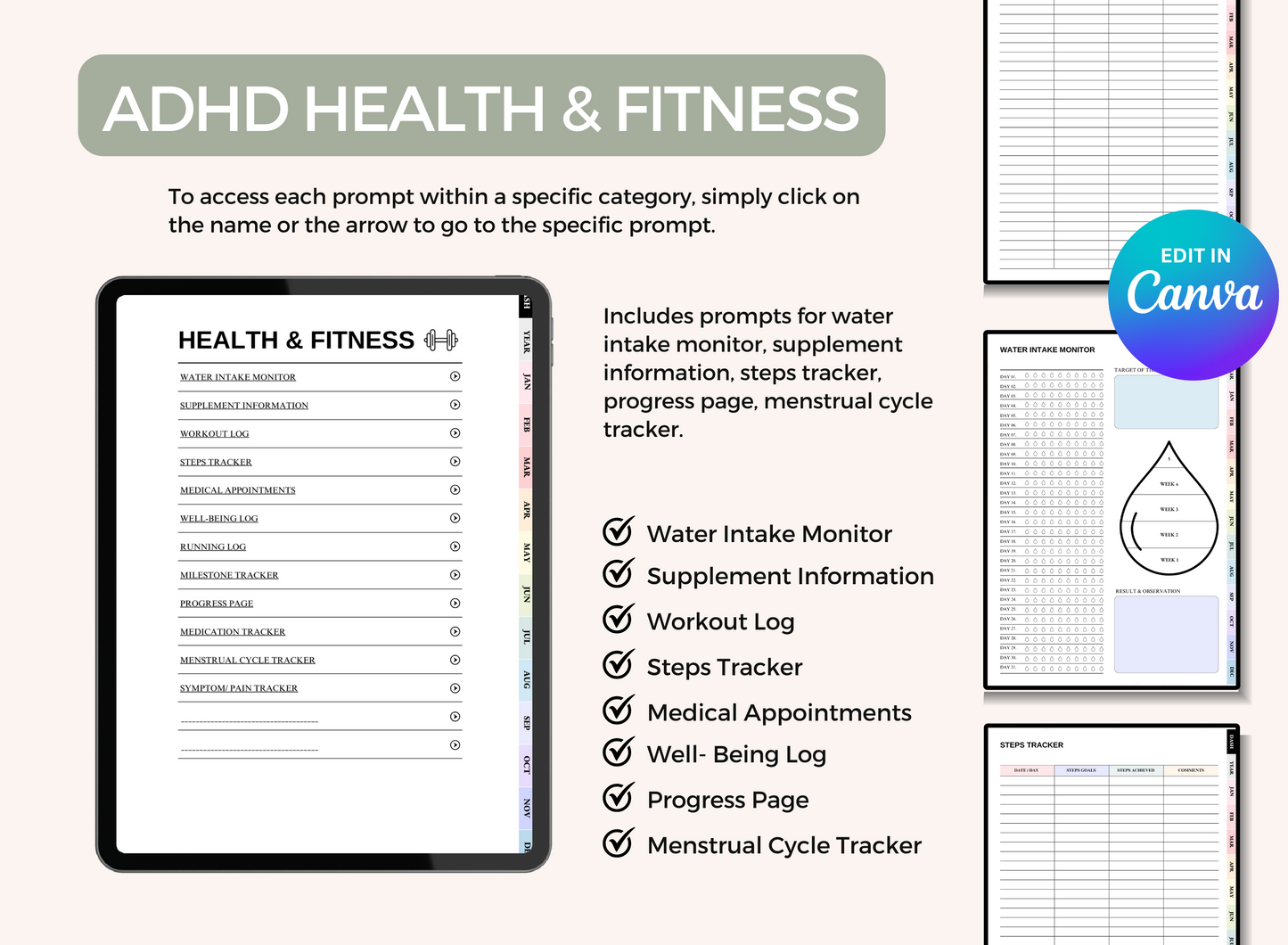 The Ultimate ADHD Productivity Planner (560+ Pages of Focus, Flow & Clarity)